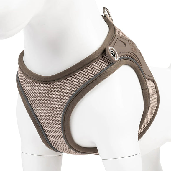 Max&Molly Air Vest Matrix 2.0 Dog Harness – Pressure-Free, QR ID, Sand Beige, Small