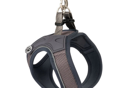 Max&Molly Air Vest Matrix 2.0 Dog Harness – Pressure-Free Design with QR ID, Gray, Small