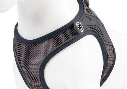 Max&Molly Air Vest Matrix 2.0 Dog Harness – Pressure-Free Design with QR ID, Gray, Small