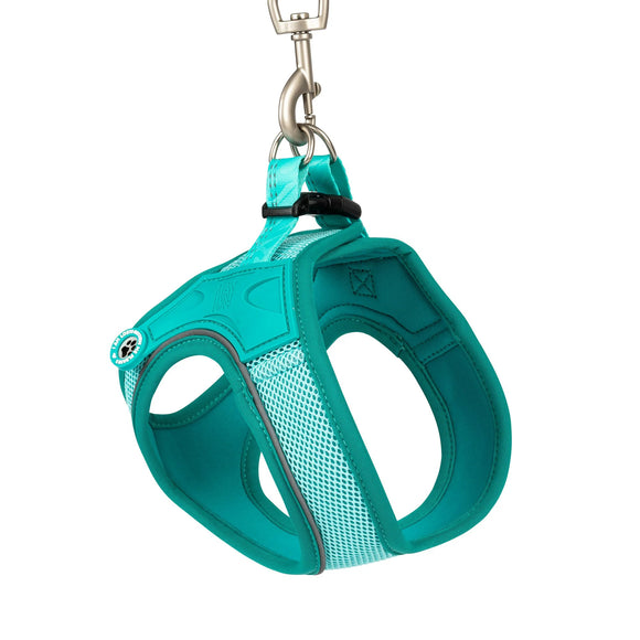 Max&Molly Air Vest Matrix 2.0 Dog Harness – Pressure-Free Design with QR ID, Turquoise, Medium