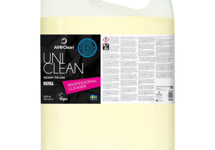All1Clean UniClean Spray – Universal Surface and Equipment Cleaner, Mild Citrus Scent, 5L