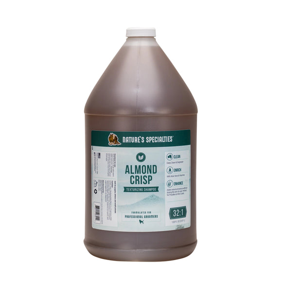 Nature's Specialties Almond Crisp Shampoo – Volumizing Texturizing Formula, 1:32 Concentrate, 3.8L