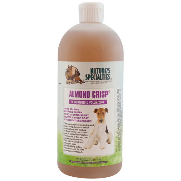 Nature's Specialties Almond Crisp Shampoo – Volumizing Texturizing Formula, Concentrate 1:32, 946ml