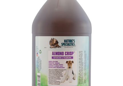 Nature's Specialties Almond Crisp Shampoo – Volumizing Texturizing Formula, 1:32 Concentrate, 3.8L