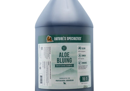 Nature's Specialties Bluing Shampoo – Color-Enhancing Concentrate, 1:16 Dilution, 3.8L Bottle