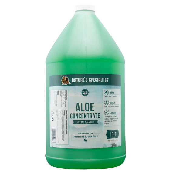 Nature's Specialties Aloe Concentrate Shampoo – Texturizing Formula, 1:16 Dilution, 3.8L Bottle