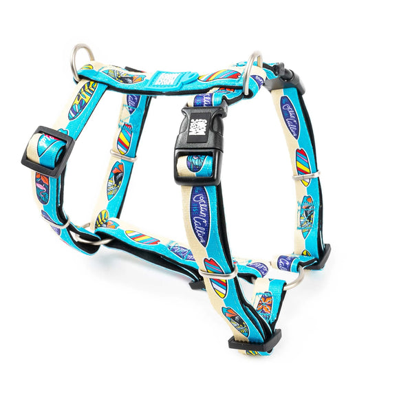 Max&Molly H-Harness Aloha – Colorful Adjustable Dog Harness, Large Size, Comfortable Fit