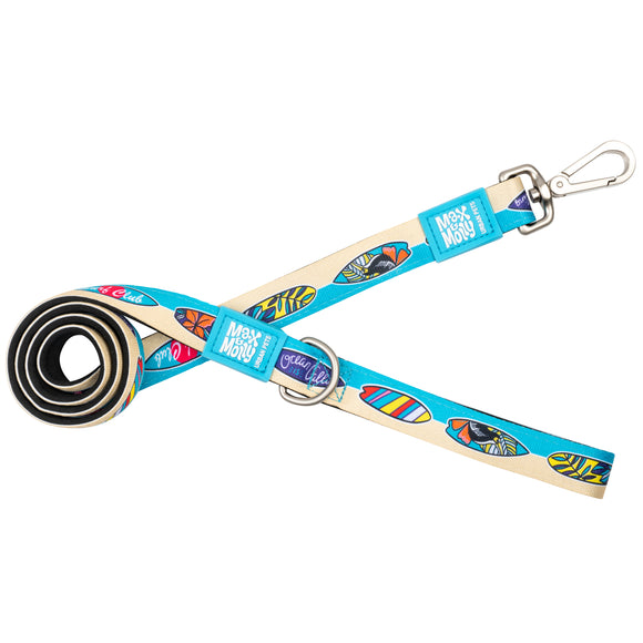 Max&Molly Short Leash Aloha – Colorful City Leash, Aloha Pattern, 120cm Large Size
