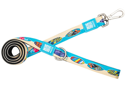 Max&Molly Short Leash Aloha – Colorful City Leash, Aloha Pattern, 120cm Large Size