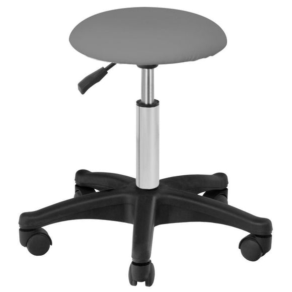 Activ AM-312 Height-Adjustable Grooming Stool – Ergonomic Gray Seat with Stable Base