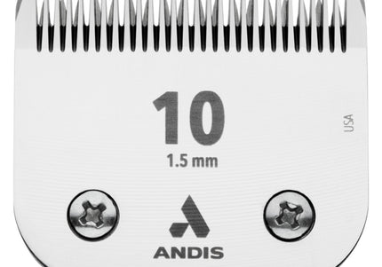 Andis UltraEdge No. 10 Clipper Blade – 1.5mm Precision Steel, Durable Edge