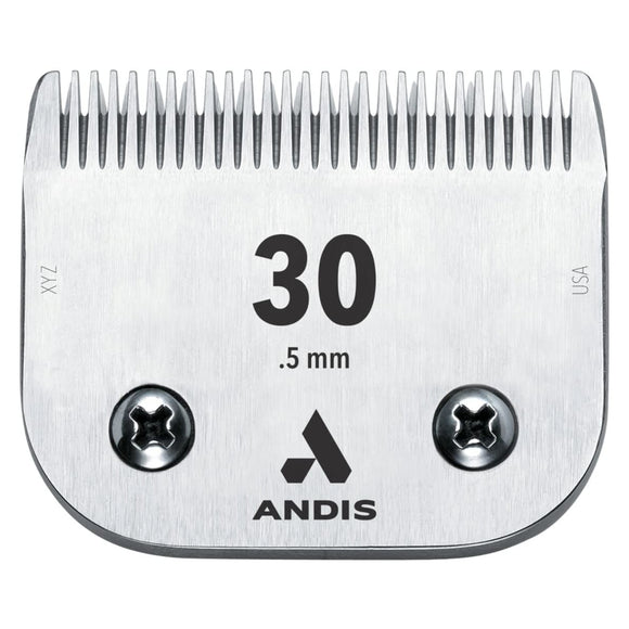 Andis UltraEdge No. 30 Clipper Blade – Precision 0.5mm Cut, Durable Steel Construction