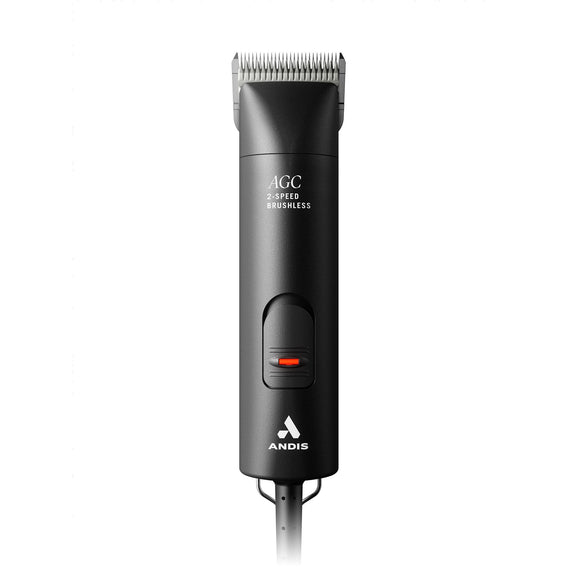 Andis AGC 2-Speed Brushless Clipper – Quiet Corded Grooming Tool with Ceramic No. 10 Blade