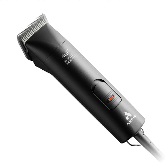Andis AGC 2-Speed Brushless Clipper – Quiet Corded Grooming Tool with Ceramic No. 10 Blade