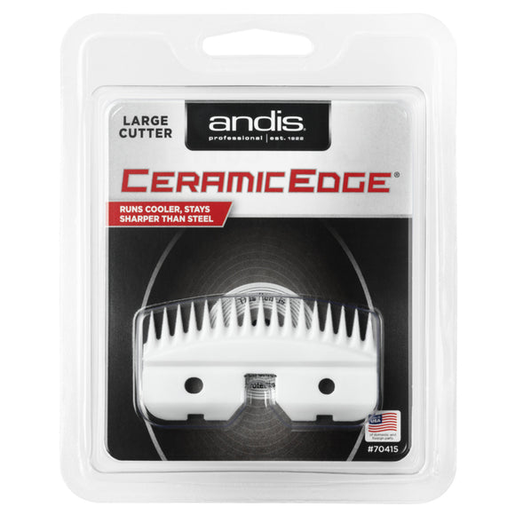 Andis CeramicEdge Blade Large Cutter – Ceramic Insert, Enhanced Durability for Blue Ribbon II Blades