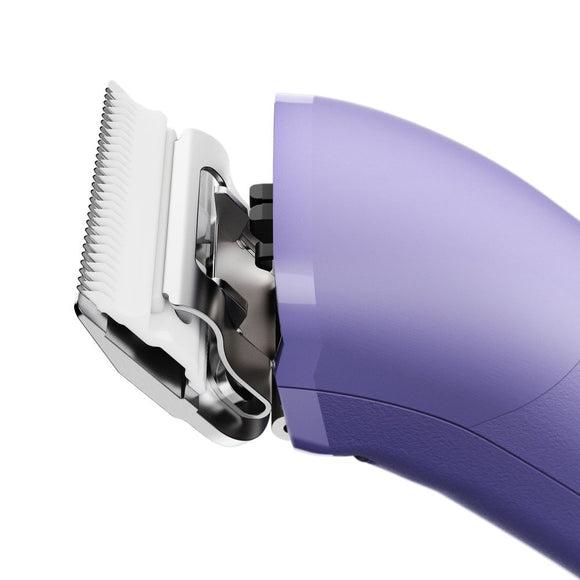 Andis eMERGE Lilac Clipper – Professional Single-Speed Cordless Clipper with CeramicEdge Blade, Purple