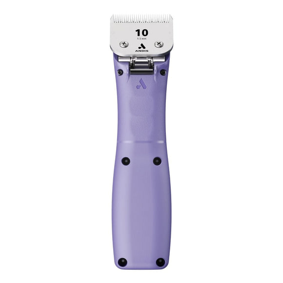 Andis eMERGE Lilac Clipper – Professional Single-Speed Cordless Clipper with CeramicEdge Blade, Purple