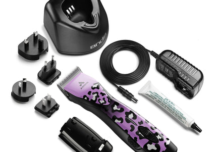 Andis Pulse ZR II Wild Limited Edition Cordless Clipper – 5-Speed, 2 Batteries, CeramicEdge Blade 1.5mm