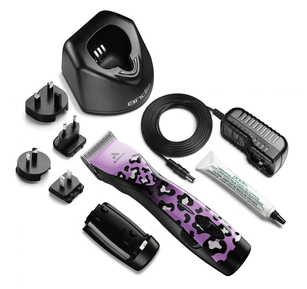 Andis Pulse ZR II Wild Limited Edition Cordless Clipper – 5-Speed, 2 Batteries, CeramicEdge Blade 1.5mm