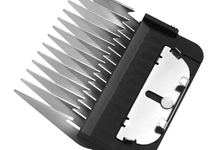 Andis Wide Blade Comb Set – 8 Stainless Steel Snap-On Spacers, Durable and Precise