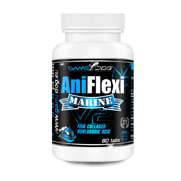 Game Dog AniFlexi Marine Joint Support Supplement – Fish Collagen Formula, 80 Tablets