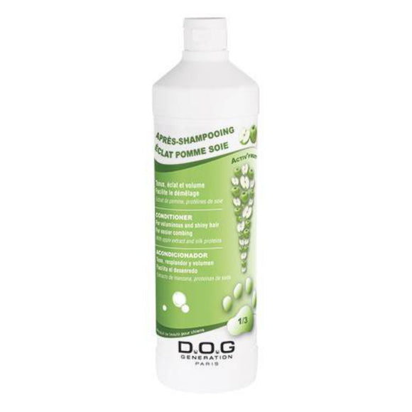 Dog Generation Shine Apple Conditioner – Restores Coat Shine and Volume, Refreshing Scent, 1L Bottle