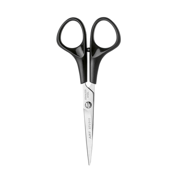 Artero Art Studio Straight Grooming Scissors – 7" Micro-Grind Blade with Ergonomic Plastic Handle