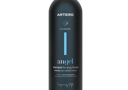 Artero Angel Shampoo – Purple Pigment Formula for Gray and White Horses, 1L Bottle