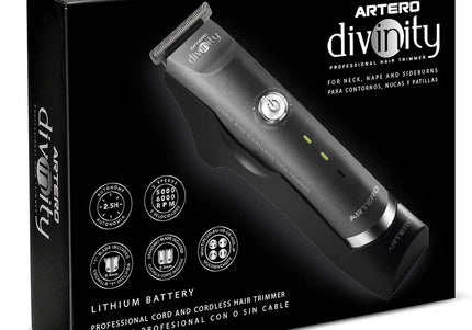 Artero Divinity Trimmer – Two-Speed Cordless Grooming Tool with Dual Blades, Lightweight Design