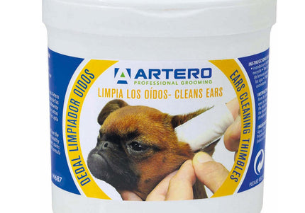 Artero Ears Cleaning Wipes – Gentle Cleansing Formula, 50 Pack, Hypoallergenic and Easy to Use