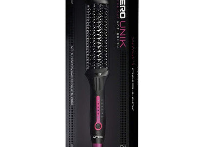 Artero Unik Curl & Straight Hot Brush – Professional Electric Styling Tool with Dual Curling and Straightening Functions