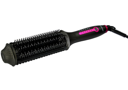 Artero Unik Curl & Straight Hot Brush – Professional Electric Styling Tool with Dual Curling and Straightening Functions