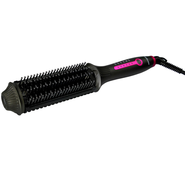 Artero Unik Curl & Straight Hot Brush – Professional Electric Styling Tool with Dual Curling and Straightening Functions