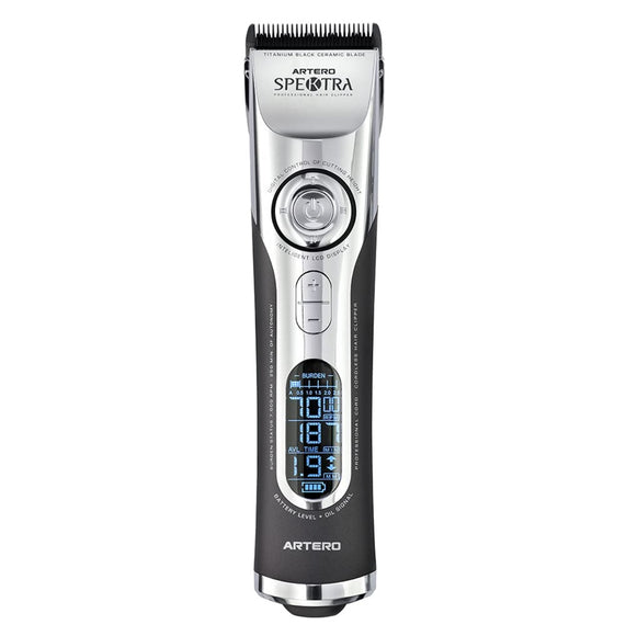 Artero Spektra Grooming Clipper – 5-Speed Cordless Design with Adjustable Precision Blade