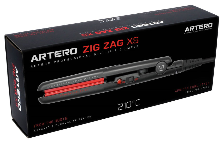 Artero XS Zig-Zag Advanced Mini Hair Crimper – 15cm Professional Styling Tool