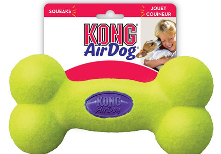KONG AirDog Squeaker Bone – Medium Floating Bone-Shaped Squeaky Toy, Durable Design
