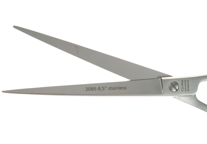 Gotta Solingen 8.5 Inch Curved Grooming Scissors – One-Sided Micro-Grind Precision