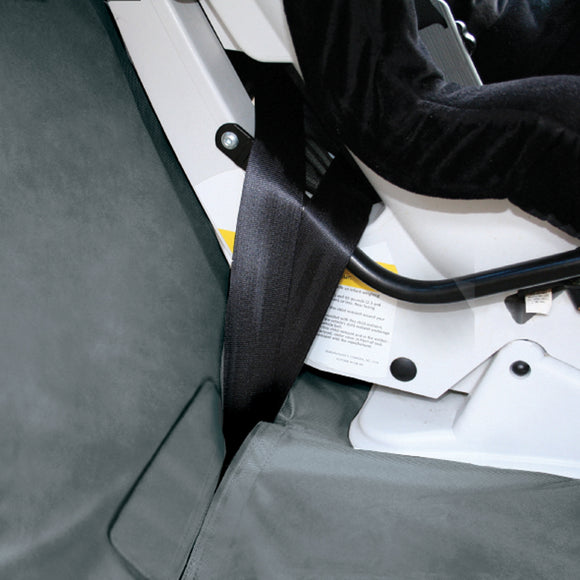 Kurgo Wander Bench Seat Cover Charcoal – Waterproof Durable Car Protector, Universal Fit Design