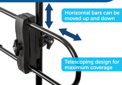 PetSafe Happy Ride Metal Dog Barrier – Adjustable Car Grille, Durable Steel Construction
