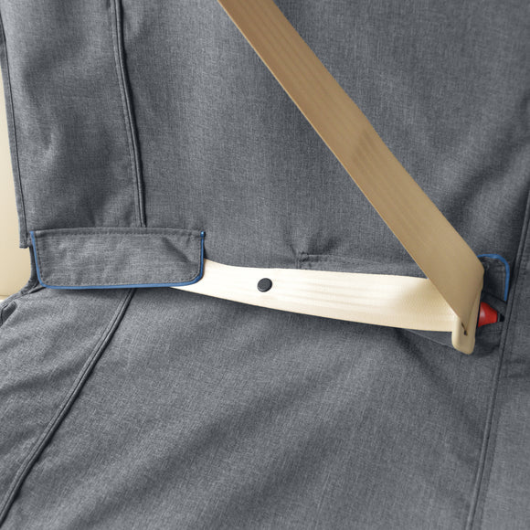 Kurgo Heather Bench Seat Cover – Waterproof Gray Car Protector, Durable and Easy to Clean