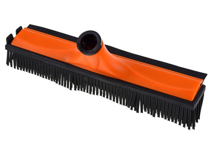 V7 Rubber Grooming Broom – Telescopic Pole, Innovative Red Design, Efficient Hair Removal