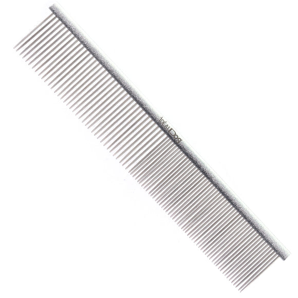 Chadog Double Aluminum Grooming Comb 19cm – Lightweight 50/50 Fine and Coarse Teeth Design