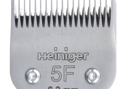 Heiniger Blade No. 5F – Precision Steel Clipper Blade, 6.3mm Cutting Length, Durable Design