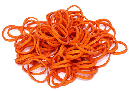 Paw Marks Latex Wrapping Bands 16mm – Super Durable Large Hair Curlers, 1500 Sky Blue Pieces