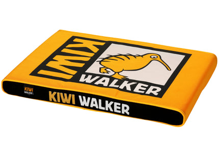 Kiwi Walker Orthopedic Memory Mattress – XXL Supportive Foam Bed, Vibrant Orange Cover