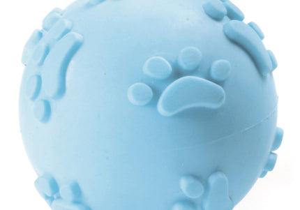 Record Primi Morsi Ball-Shaped Toy 6cm – Durable Blue Rubber, Gentle Chewing Fun