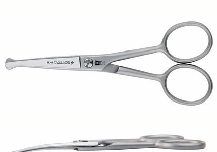 Witte Rose Line 4.5" Curved Safety Scissors – Precision Stainless Steel, Ergonomic Handle