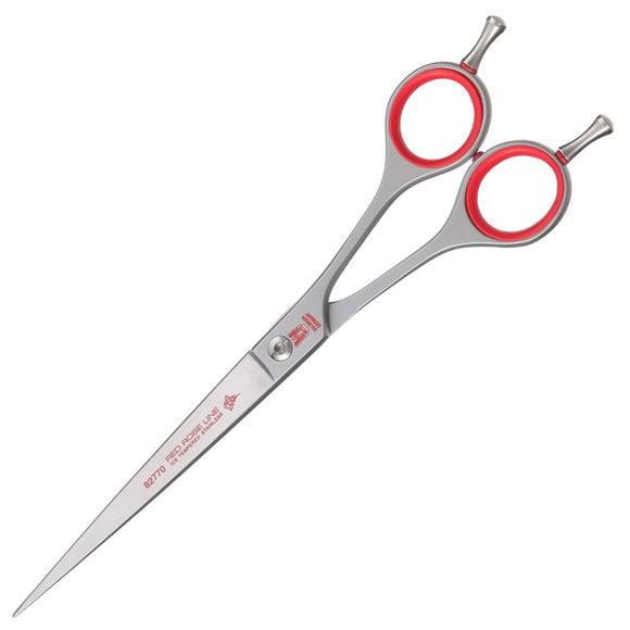 Witte Red Rose Line Professional Scissor Set – 3 Grooming Shears Plus Thinning Scissors in Case