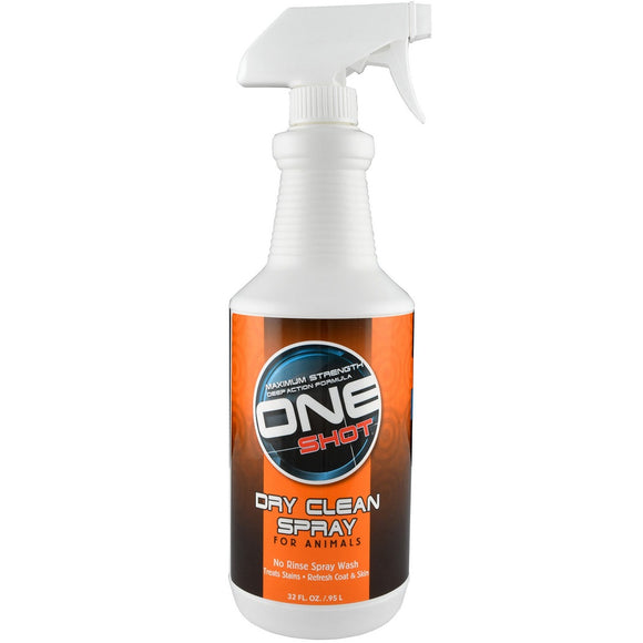 One Shot Dry Clean Spray Shampoo – Professional Odor-Eliminating Formula, 946ml Large Bottle