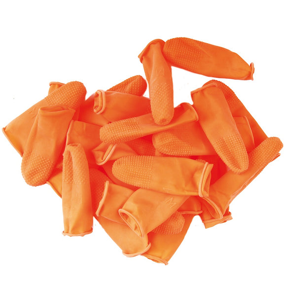 Show Tech Grippy Fingers Medium – Reusable Rubber Trimming Fingers with Anti-Slip Coating, 25 Pack